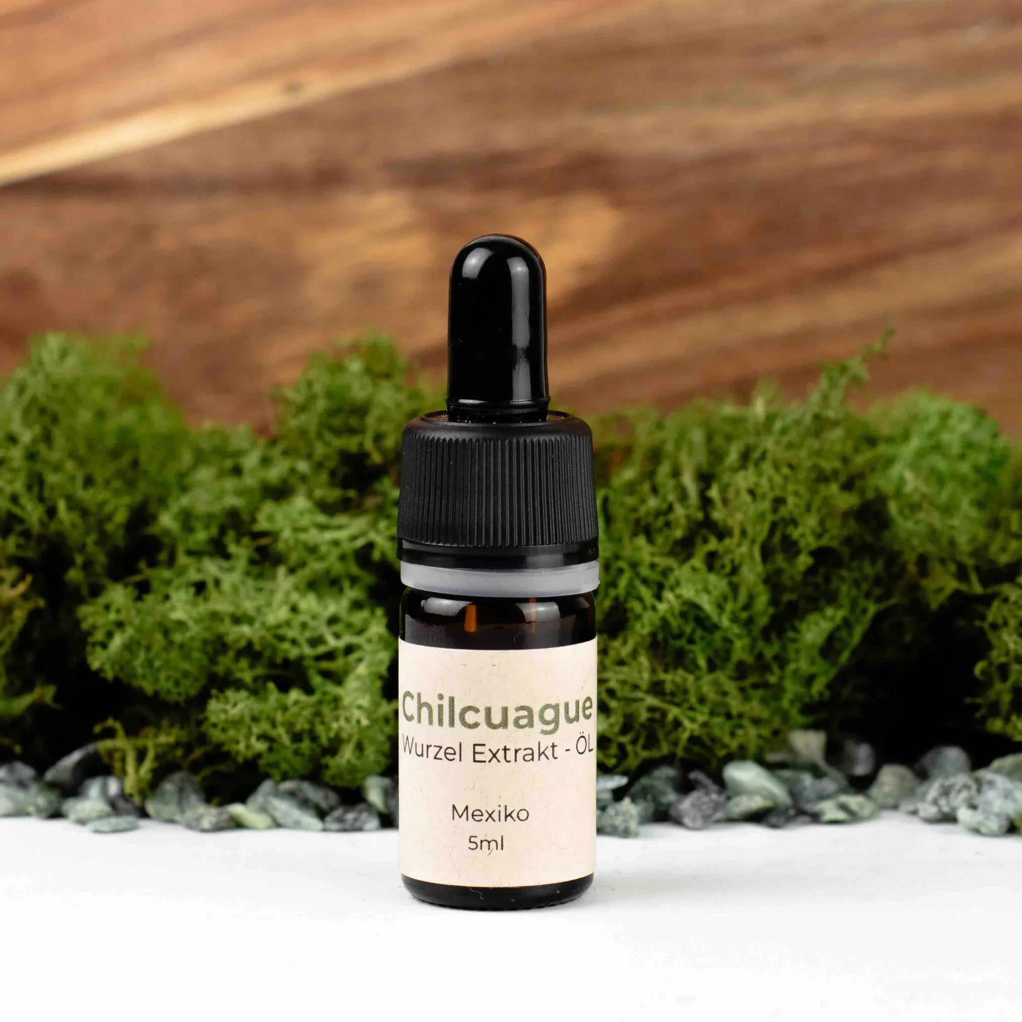 Chilcuague Öl, Wurzel Extrakt aus Mexiko, golden root in Avocadoöl, aztekische goldwurzel, vegan, extrakt, tinktur, kribbelndes Öl, 5ml pipette