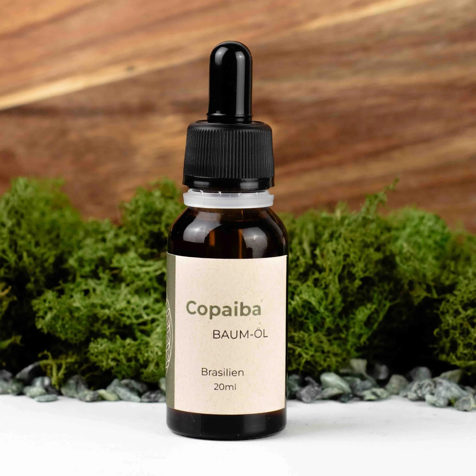 Copaiba Öl, Copaiba Baum Harz Öl, naturrein aus Brasilien, 100% naturreines Copaiba Harz-Öl ohne Zusätze, 20ml in Pipetten Glasflasche