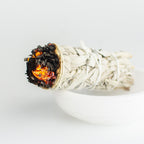 Weißer Salbei Smudge zum Räuchern, handgerollt 