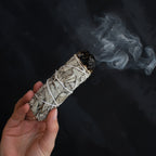 Weißer Salbei Smudge zum Räuchern, handgerollt 