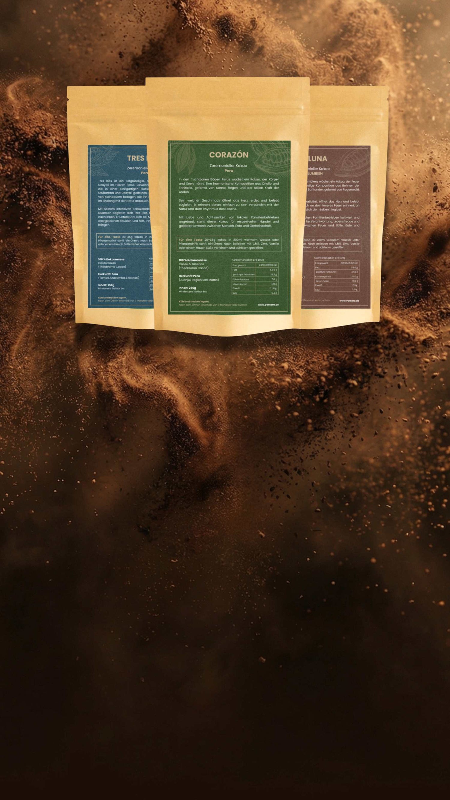 Zeremonieller Kakao, bio Kakaomasse 